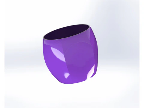 植木鉢のデザイン 3Dモデル