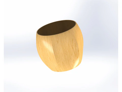 Flower pot design 3D Model