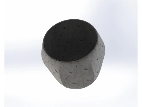 Flower pot design 3D Model