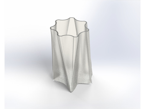 Modern Geometric Flower Vase 3D Printable Decorative Design 3Dモデル