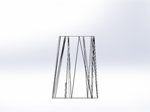 Modern Geometric Flower Vase 3D Printable Decorative Design 3Dモデル