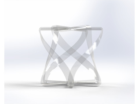 Modern Parametric Ceiling Lamp Shade - 3D Model