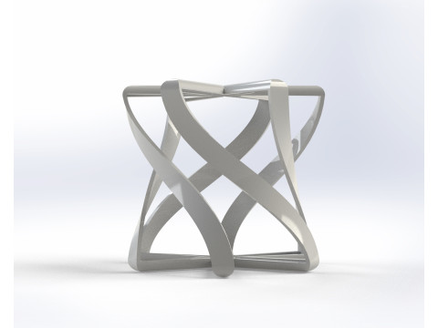 Modern Parametric Ceiling Lamp Shade - 3D Model