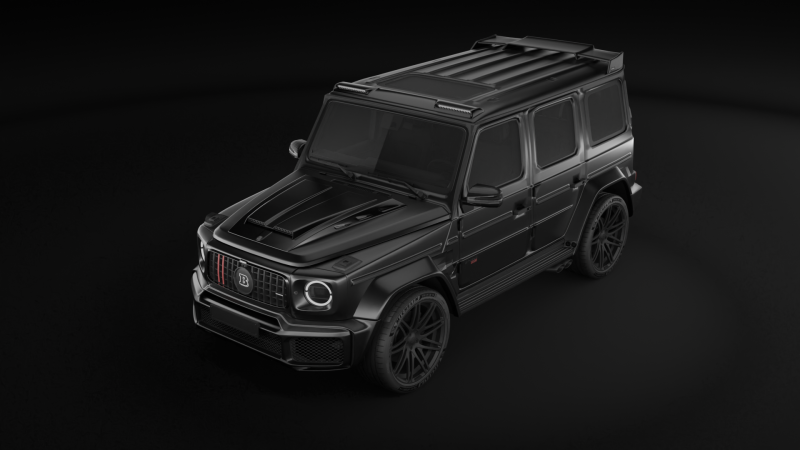 Brabus Class G SUV 3D Model .c4d .max .obj .3ds .fbx .stl .blend 