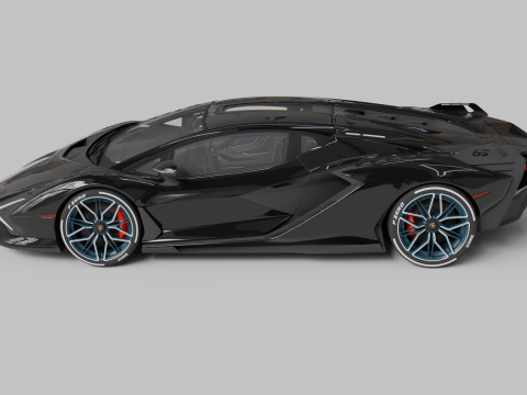 Lambo Sian Fkp High Quality Detailed Modelo 3D