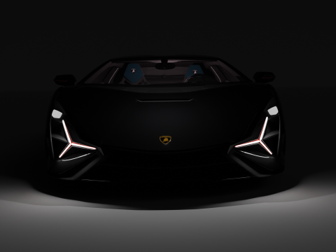 Lambo Sian Fkp High Quality Detailed Modelo 3D