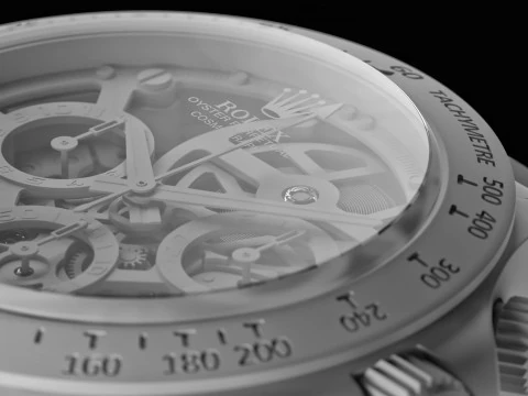 Role x Daytona Montoya Skeleton 3D Model