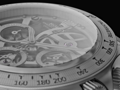 Role x Daytona Montoya Skeleton 3D Модель