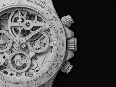 Role x Daytona Montoya Skeleton 3D Модель