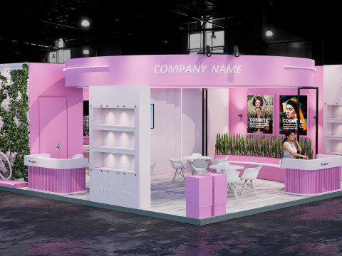 Exhibition Stand Model 3D