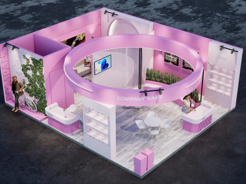 Exhibition Stand Model 3D