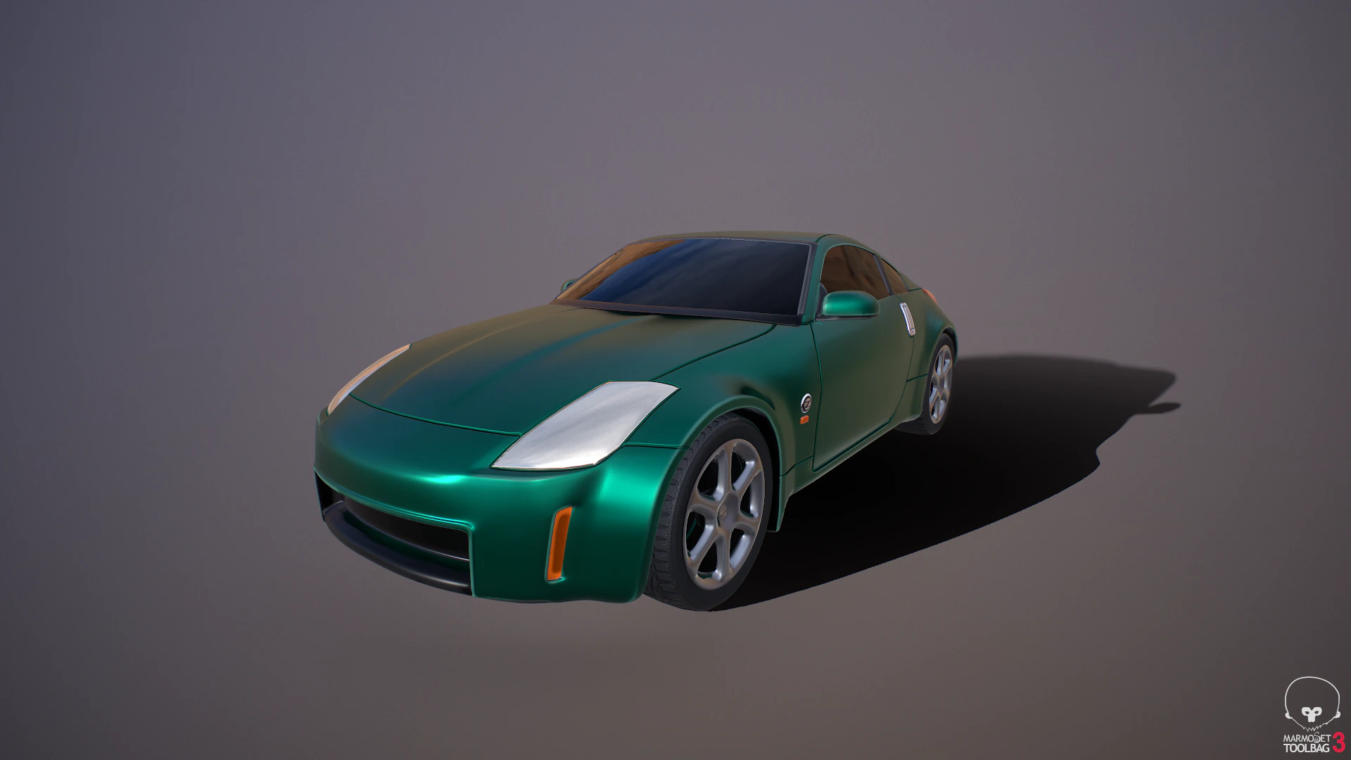 Nissan 350Z 3D Model .c4d .max .obj .3ds .fbx .stl .blend 
