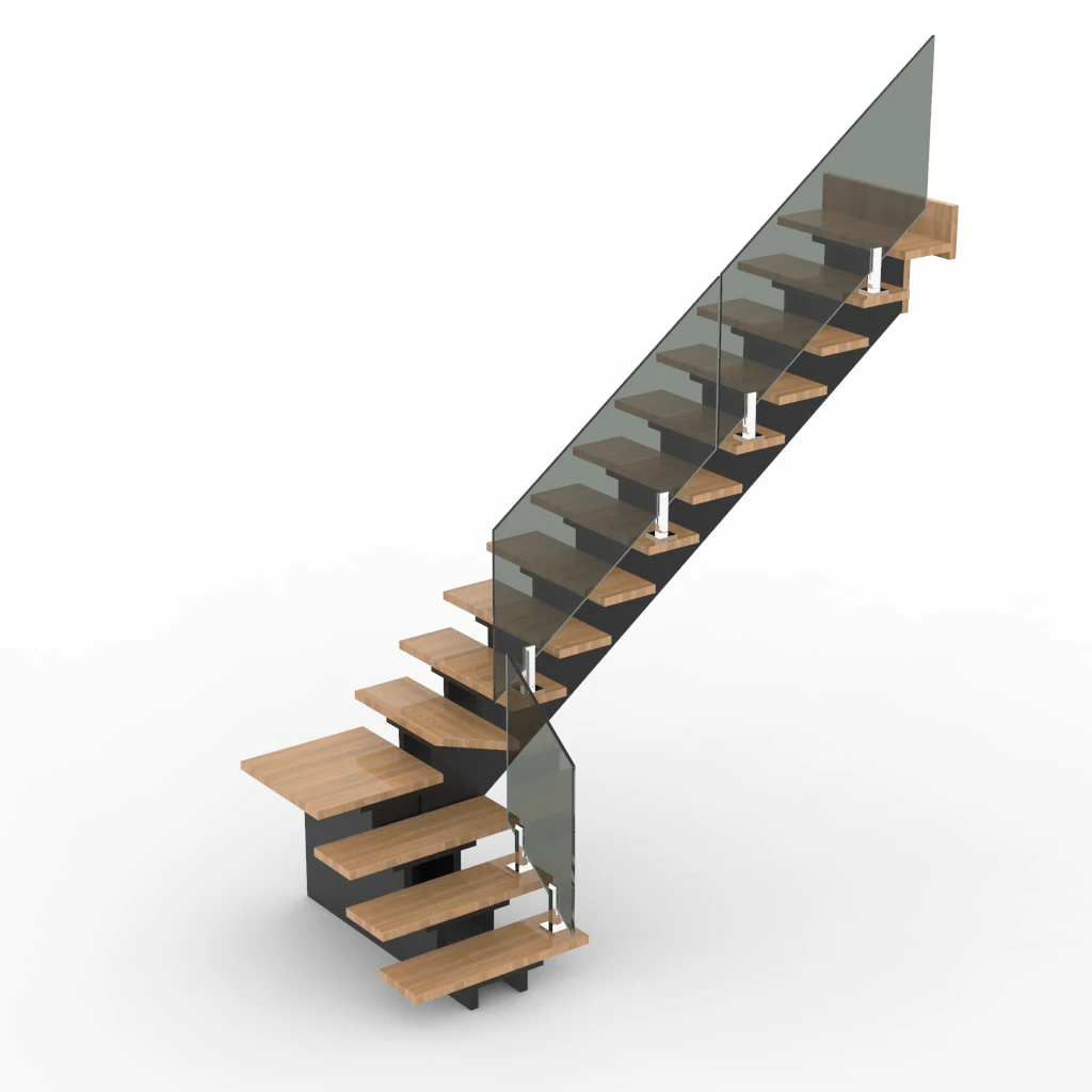 Stairs 36c 3D Model .c4d .max .obj .3ds .fbx .stl .blend 