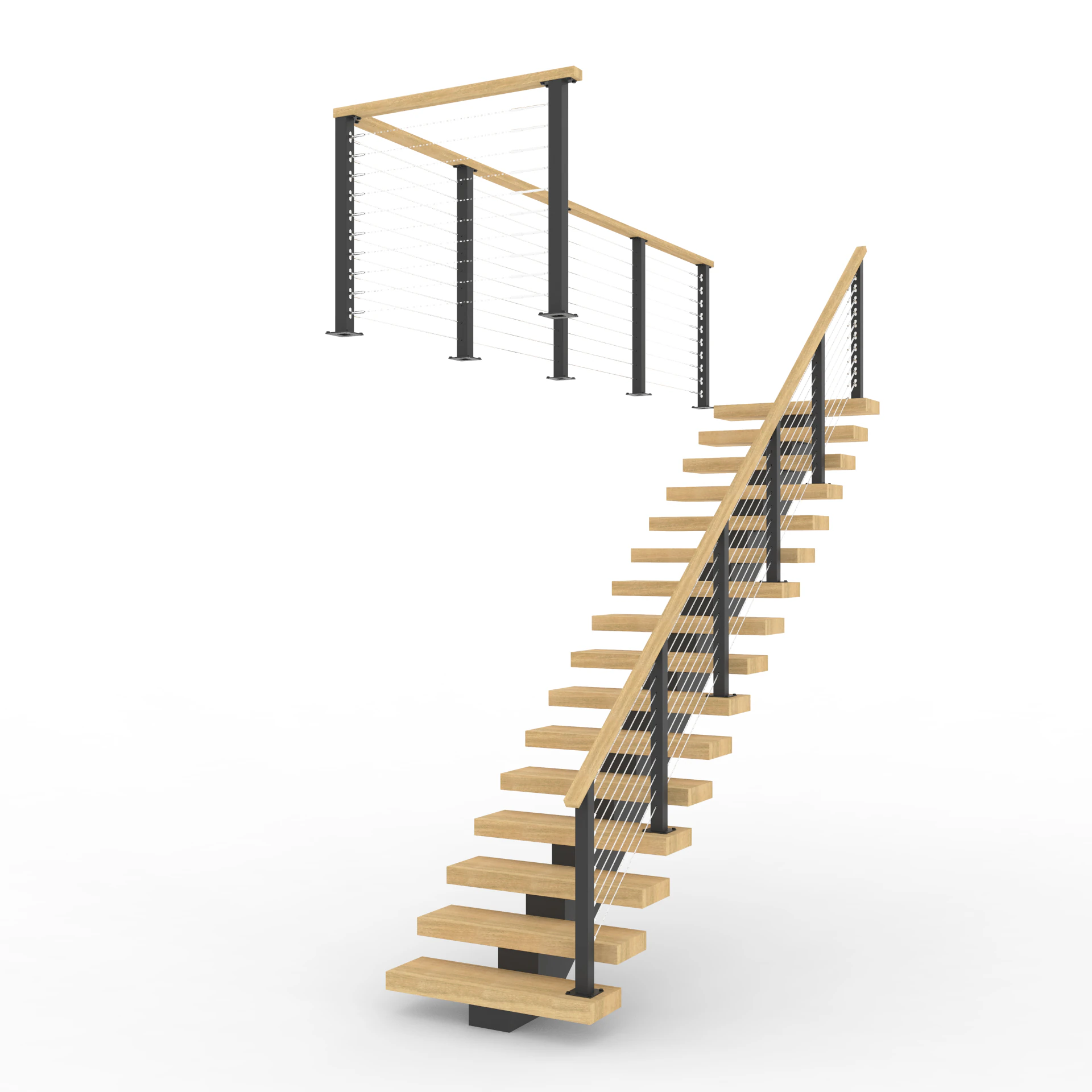 Stairs Rodntr 3D Model .c4d .max .obj .3ds .fbx .stl .blend 