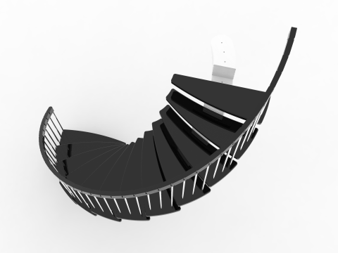 Spiral stairs Modèle 3D