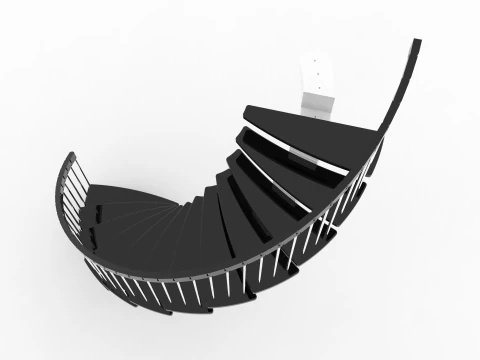 Spiral stairs 3D Model