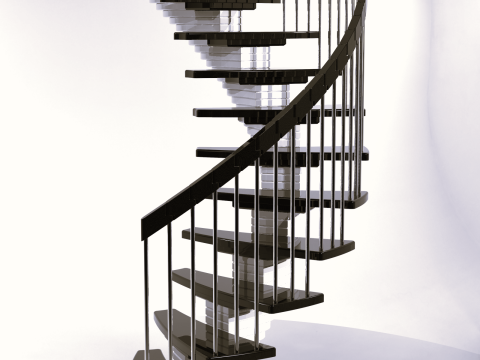 Spiral stairs Modèle 3D