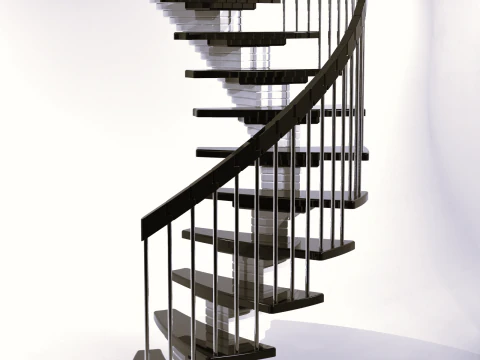 Spiral stairs 3D Model