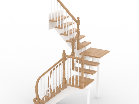 Stairs 98c Model 3D