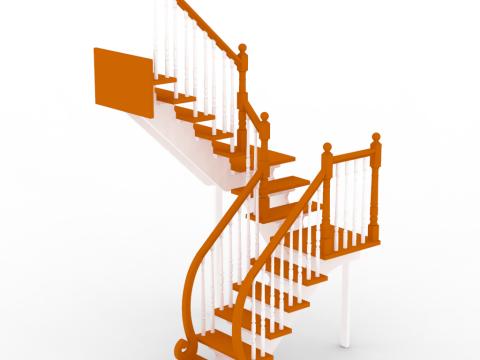 Stairs 98c Model 3D