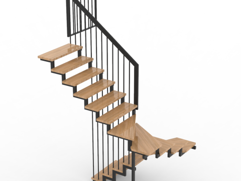 Stairs 102 3D Model