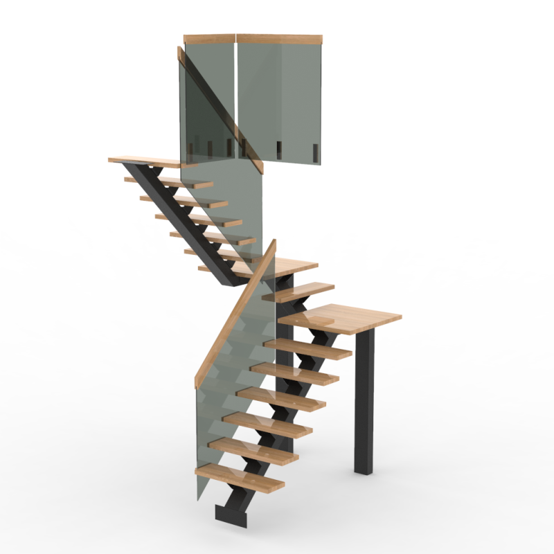 Stairs 103 Model 3D .c4d .max .obj .3ds .fbx .stl .blend 