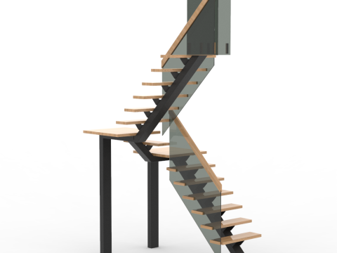 Stairs 103 Model 3D