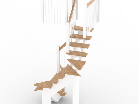 Stairs 107 3D Model