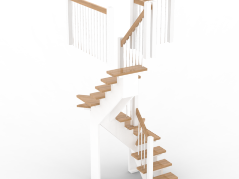 Stairs 107 3D Model