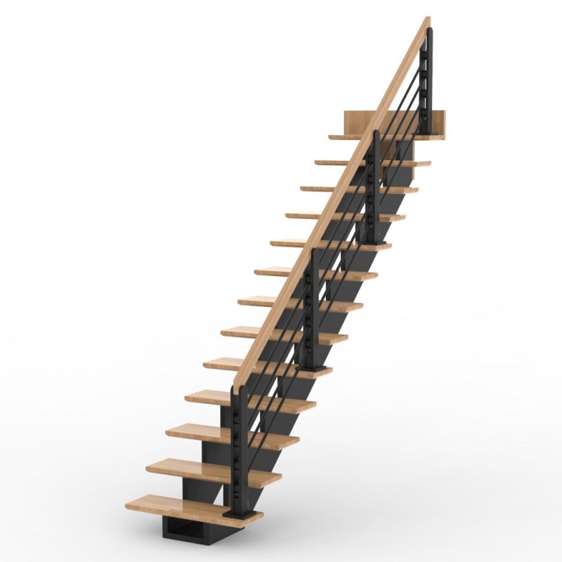 Stairs 1120 3D Model .c4d .max .obj .3ds .fbx .stl .blend 