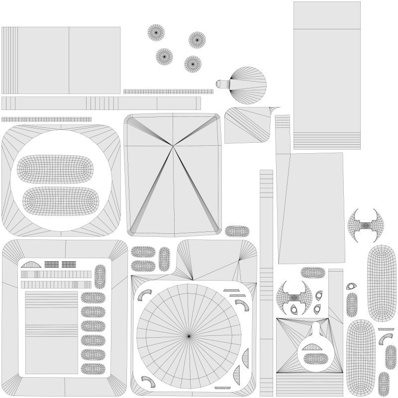 Sci-fi Gass Can model lowpoly game ready Model 3D .c4d .max .obj .3ds .fbx .stl .blend