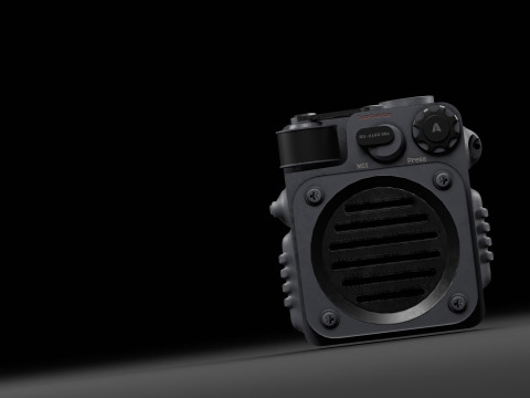 Sci-fi Gass Can model lowpoly game ready Model 3D