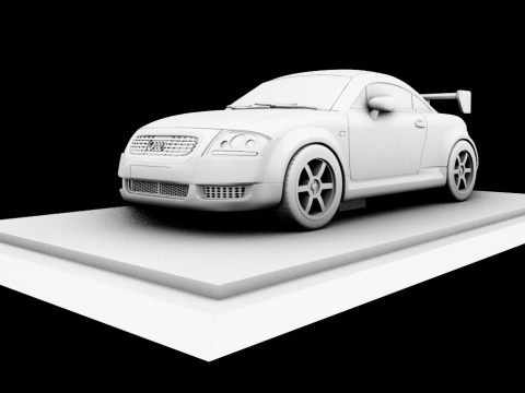 AUDI TT for 1-43 3D-printmodel