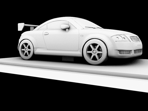 AUDI TT for 1-43 3D Print Model