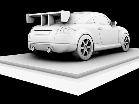 AUDI TT for 1-43 3D Print Model