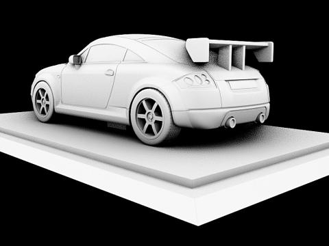 AUDI TT for 1-43 3D Print Model