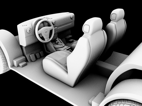 AUDI TT for 1-43 3D Print Model