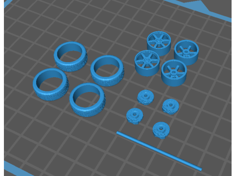 AUDI TT for 1-43 3D Print Model