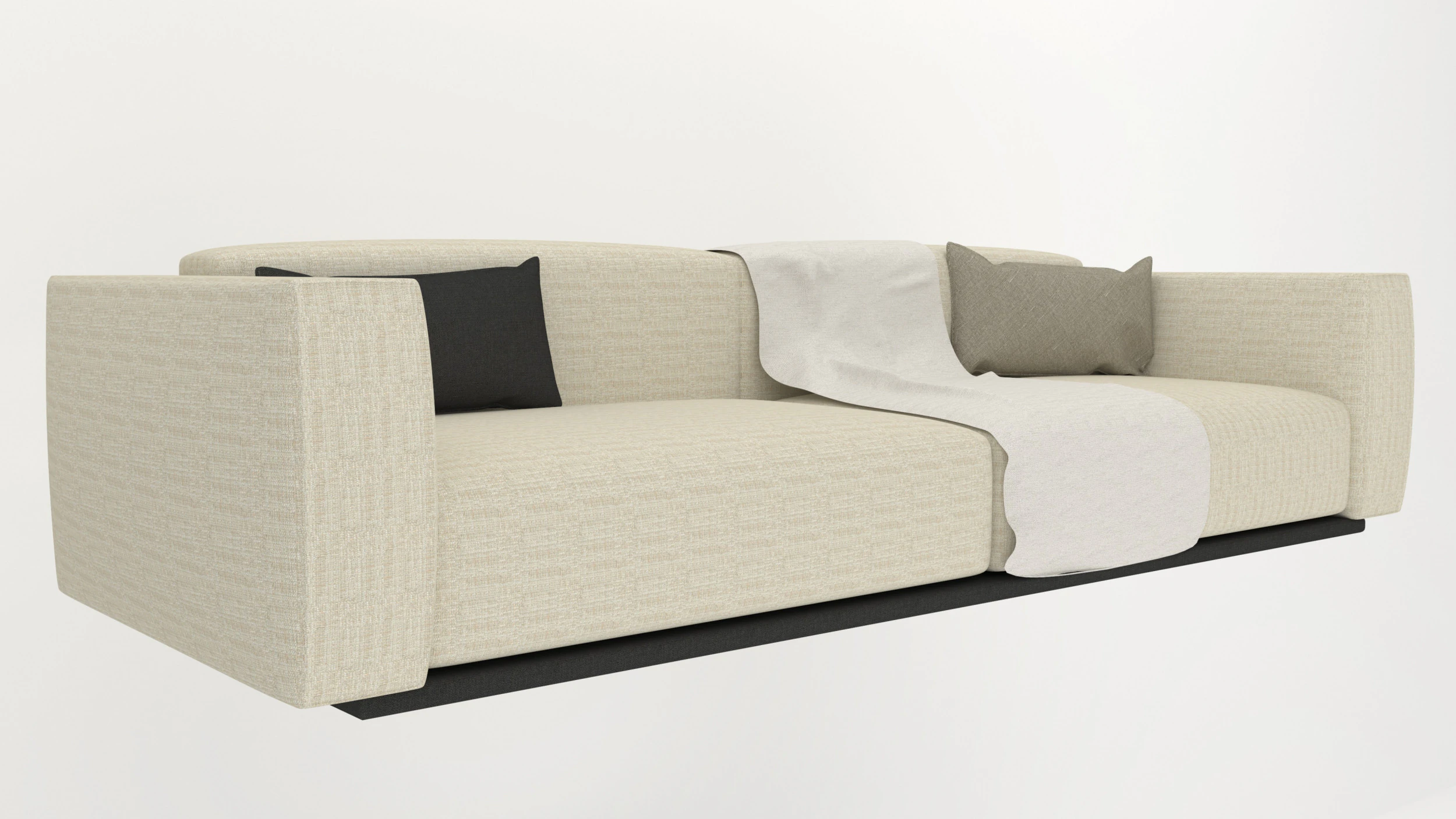 Flexform sofa 3D Model .c4d .max .obj .3ds .fbx .stl .blend 