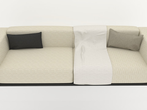Flexform sofa 3D मॉडल