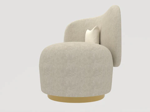 Диван-кресло 3D Модель