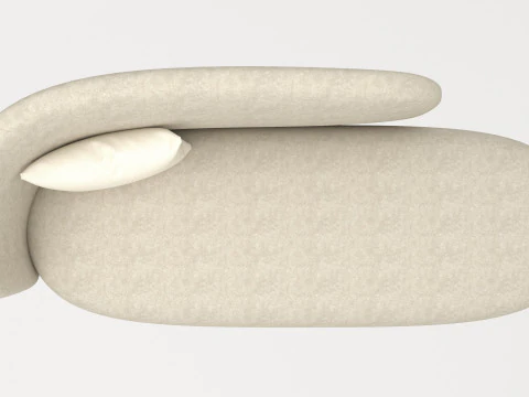 Диван-кресло 3D Модель