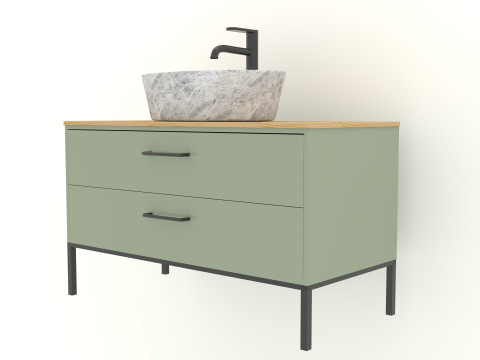 Bathroom modern Sink Modelo 3D