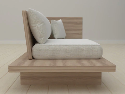 Крісло диван 3D Модель