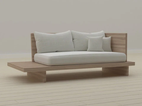 Крісло диван 3D Модель