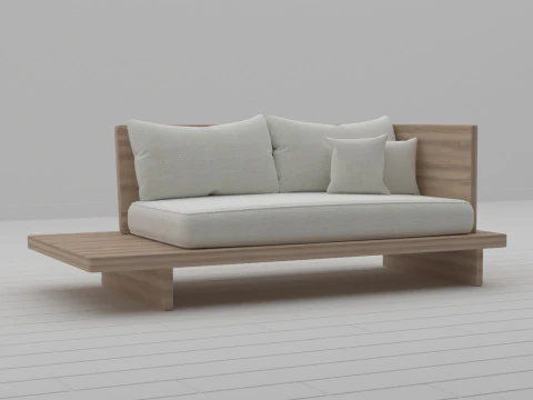 Крісло диван 3D Модель