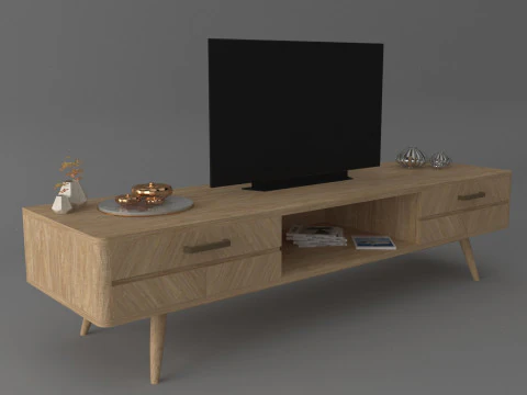 Unidade de TV Modelo 3D