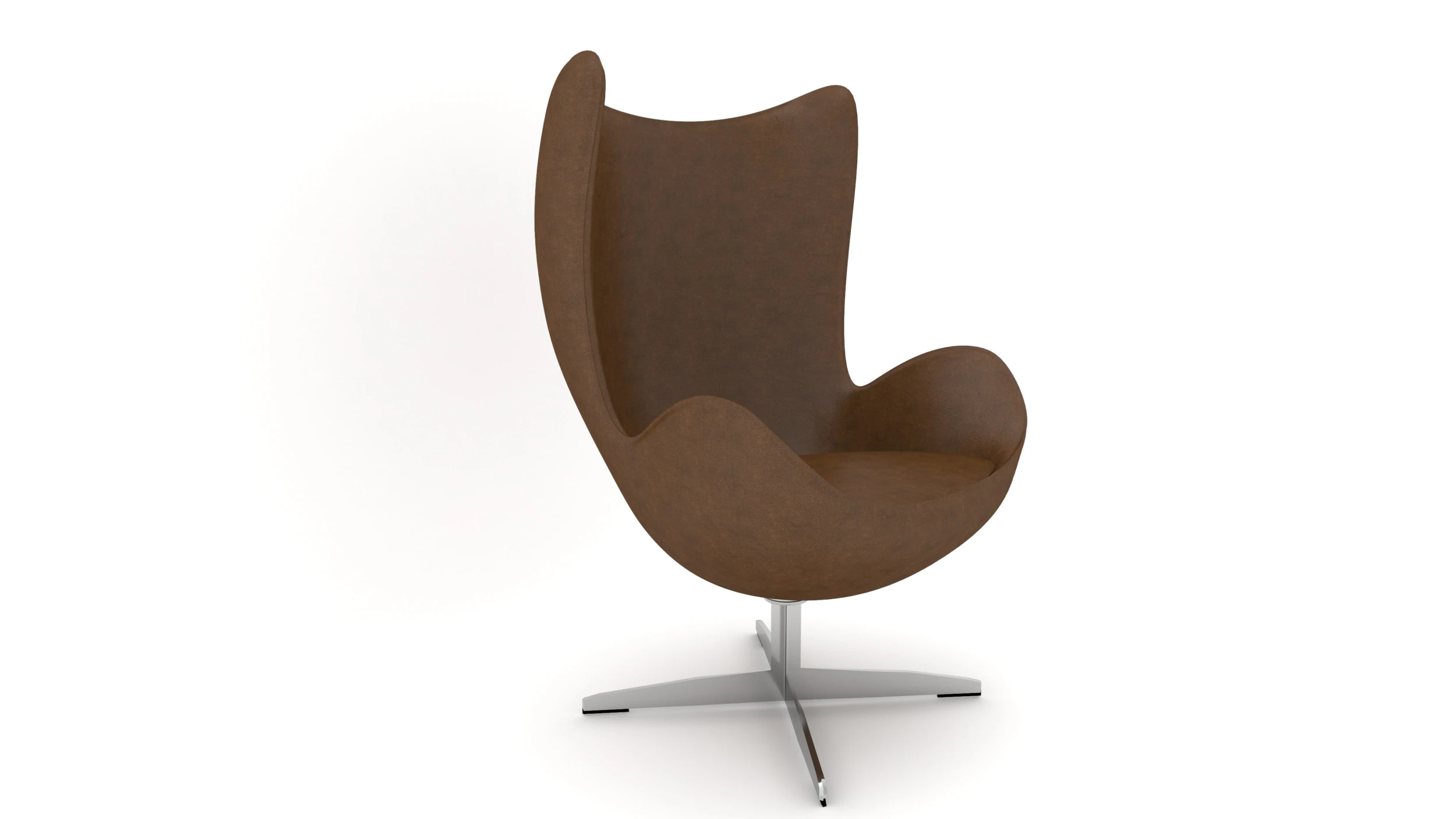 Egg chair 3D Model .c4d .max .obj .3ds .fbx .stl .blend 