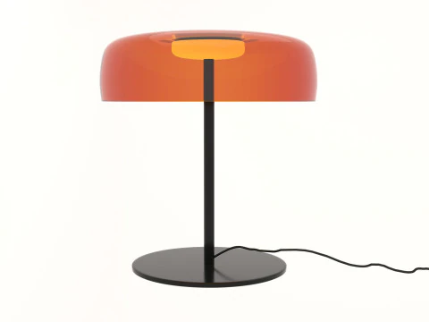 Стеклянная настольная лампа 3D Модель