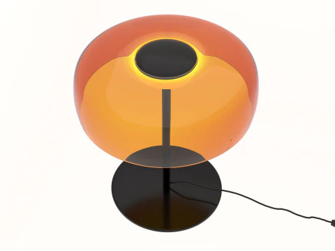 Glass table lamp 3D Model